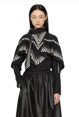 Sea New York ELLY POLKA PRINT L/SLV TOP