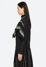Sea New York ELLY POLKA PRINT L/SLV TOP