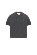 Marni V NECK SWEATER W FLOWER EMBRIODERY