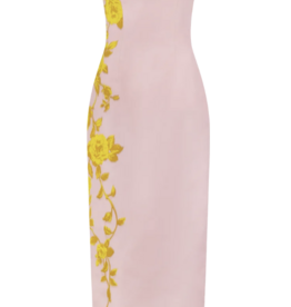 LELA ROSE ROSE FIL COUPE STRAPLESS DRESS