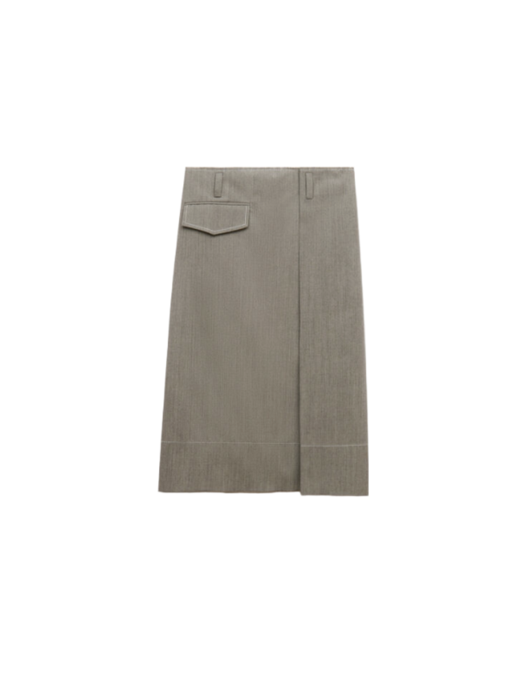 Marni WOOL MIDI SKIRT W POCKET