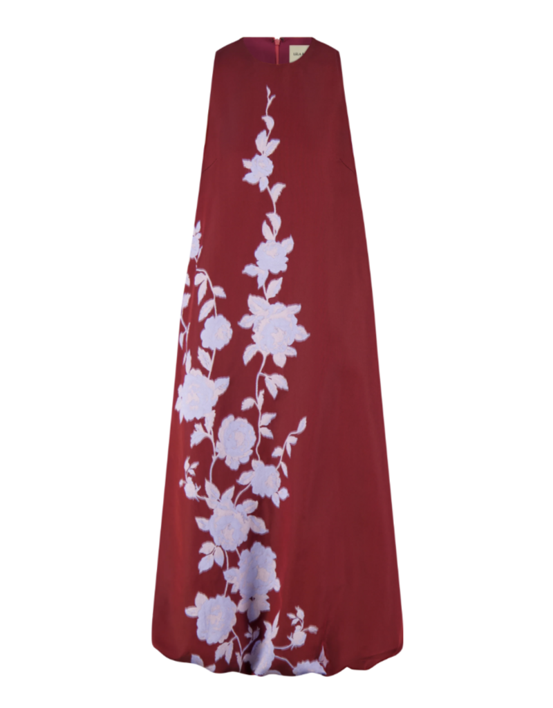 LELA ROSE ROSE FIL COUPE BUBBLE HEM DRESS