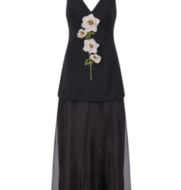 LELA ROSE 3D PEONY FAILLE GOWN