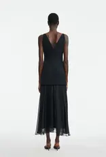 LELA ROSE 3D PEONY FAILLE GOWN