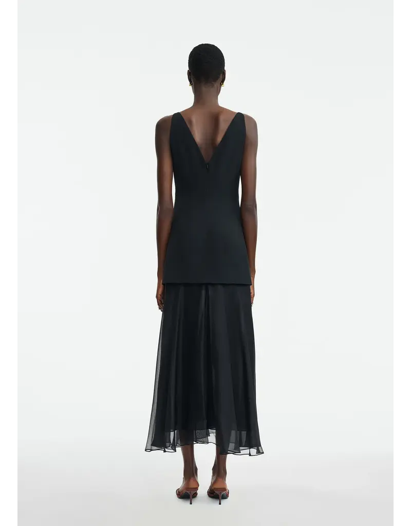 LELA ROSE 3D PEONY FAILLE GOWN