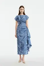 LELA ROSE FLORENCE FIL COUPE FLORAL DRESS
