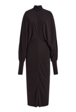 BRANDON MAXWELL HELENA DRESS W DOLMAN SLEEVE