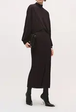 BRANDON MAXWELL HELENA DRESS W DOLMAN SLEEVE