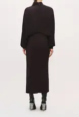 BRANDON MAXWELL HELENA DRESS W DOLMAN SLEEVE