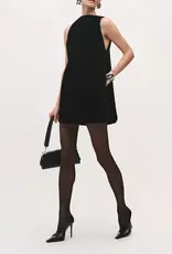 BRANDON MAXWELL THE SABLE MINI DRESS W BACK MANTLE