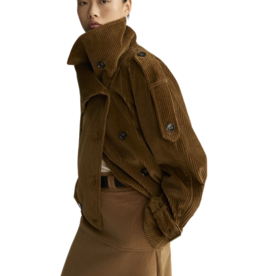 ARLO MOTT HENDRIX CORD MOTO JACKET