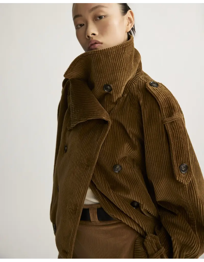 ARLO MOTT HENDRIX CORD MOTO JACKET