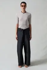 CHAN LUU TECHNO TAFFETA BARREL PANT