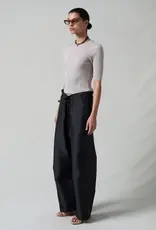 CHAN LUU TECHNO TAFFETA BARREL PANT