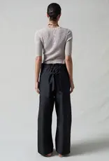 CHAN LUU TECHNO TAFFETA BARREL PANT