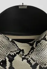 TOTEME Mini T-Lock Python-Embossed Clutch