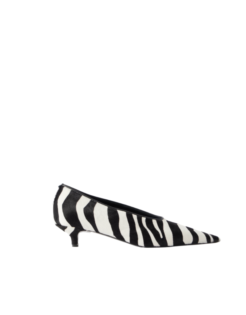 TOTEME Sharp Pony Hair Kitten Pumps