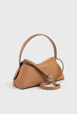 TOTEME T-LOCK GRAINED LEATHER SHOULDER
