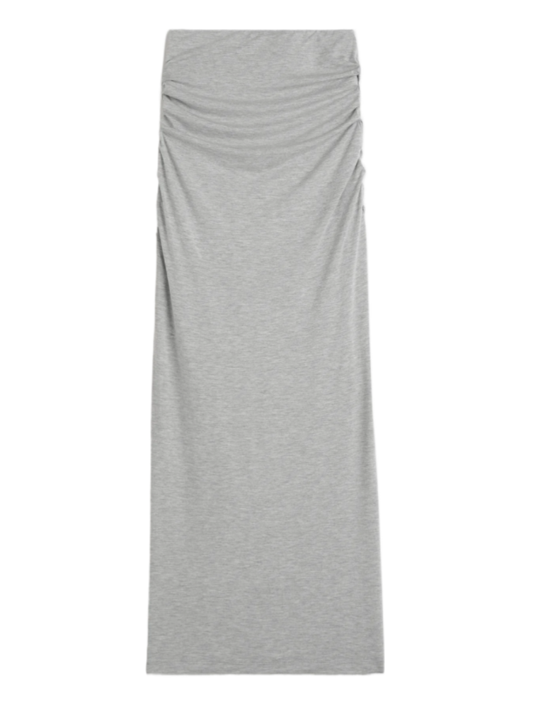 TOTEME DRAPED JERSEY SKIRT