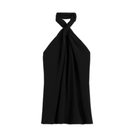 TOTEME TWISTED JERSEY HALTER TOP