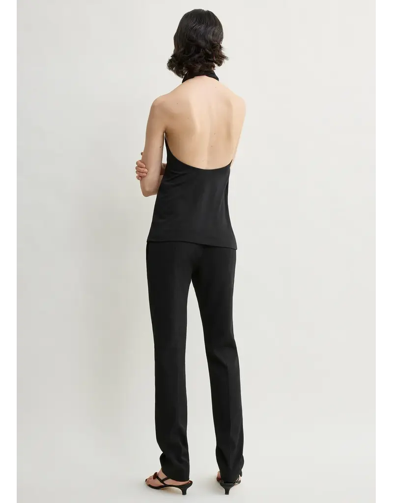 TOTEME TWISTED JERSEY HALTER TOP