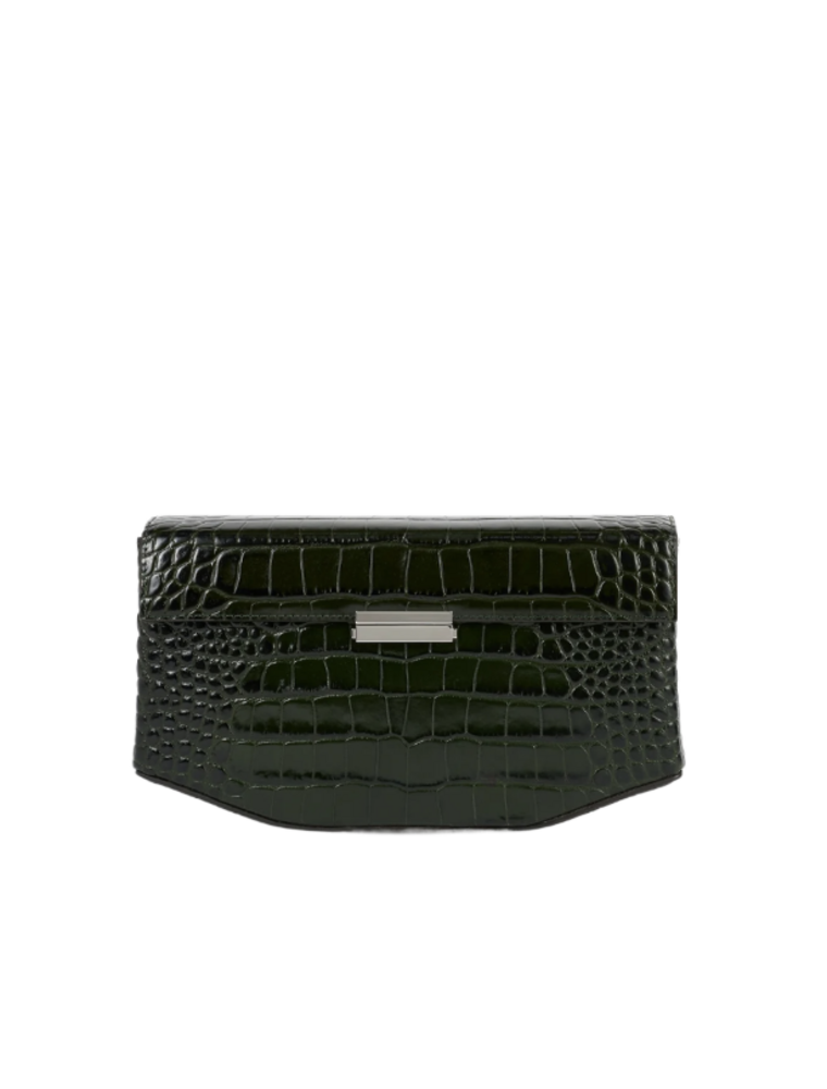 TOTEME CLIP CROCO-EMBOSSED SHOULDER