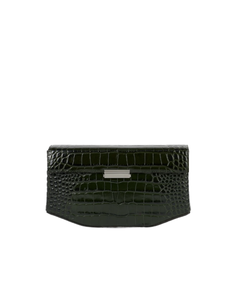 TOTEME CLIP CROCO-EMBOSSED SHOULDER
