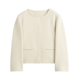 TOTEME Open Front Bouclé Blazer