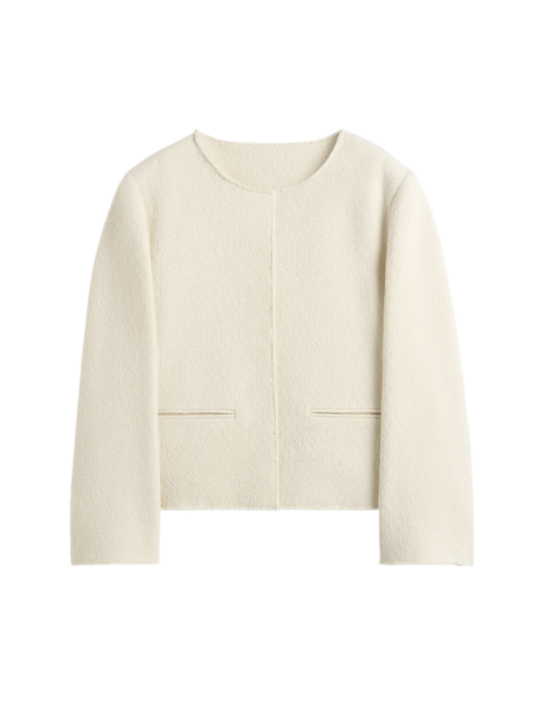 TOTEME Open Front Bouclé Blazer