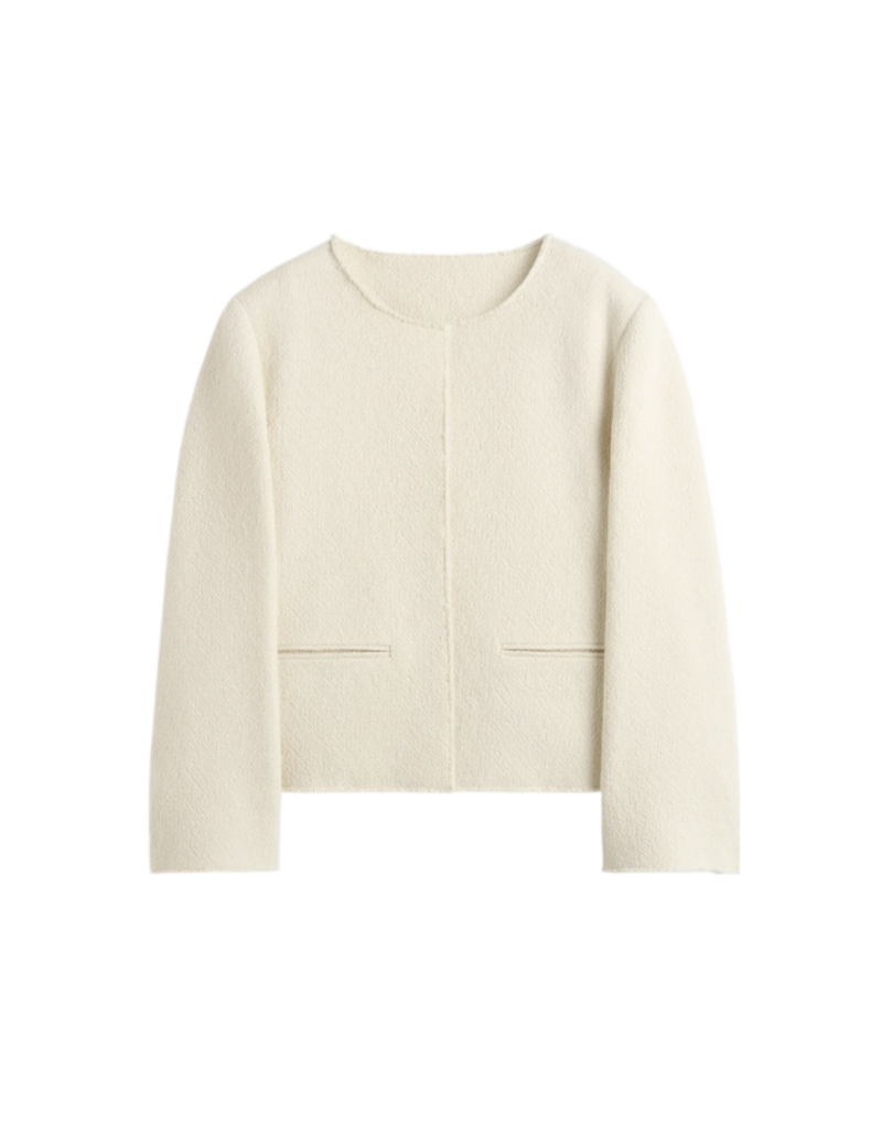 TOTEME Open Front Bouclé Blazer