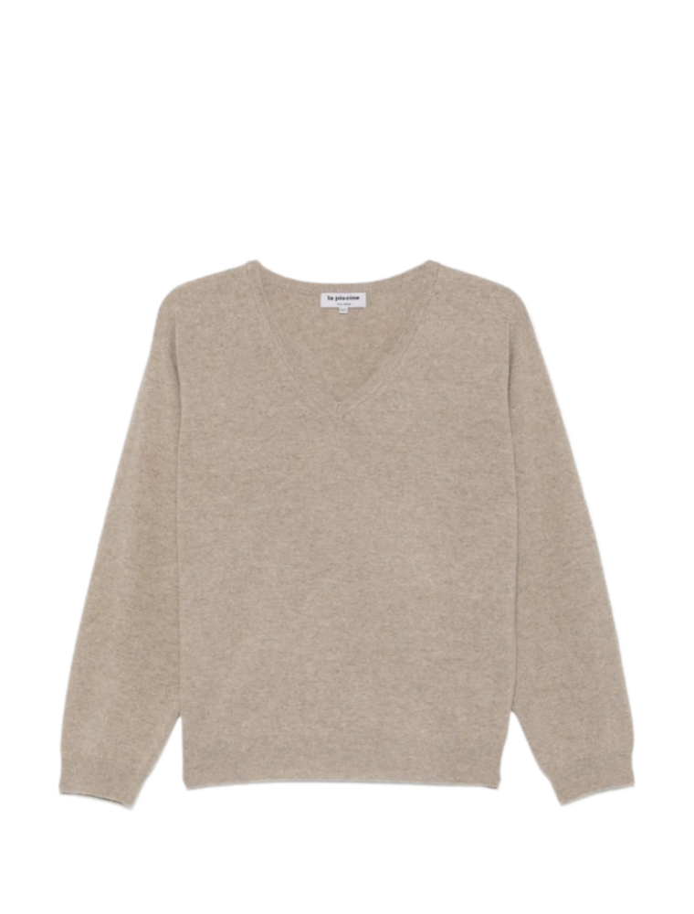 LA PISCINE V-NECK SWEATER