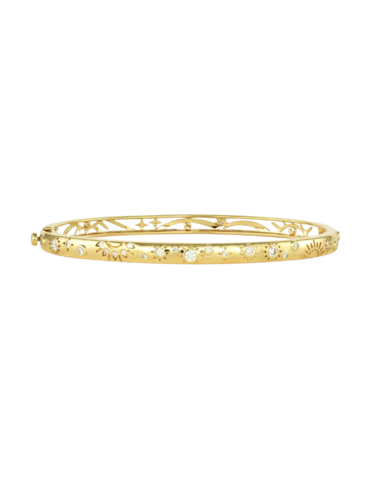 Three Stories Jewelry SUNRISE SUNSET DIAMOND BANGLE