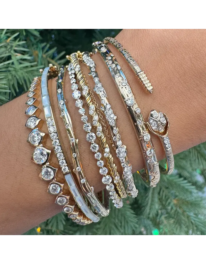 Three Stories Jewelry SUNRISE SUNSET DIAMOND BANGLE
