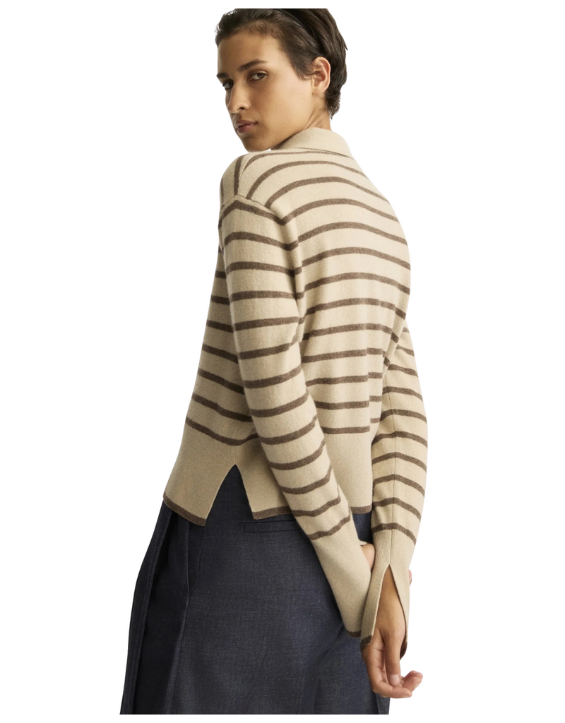 ARLO MOTT BROOME STRIPED POLO