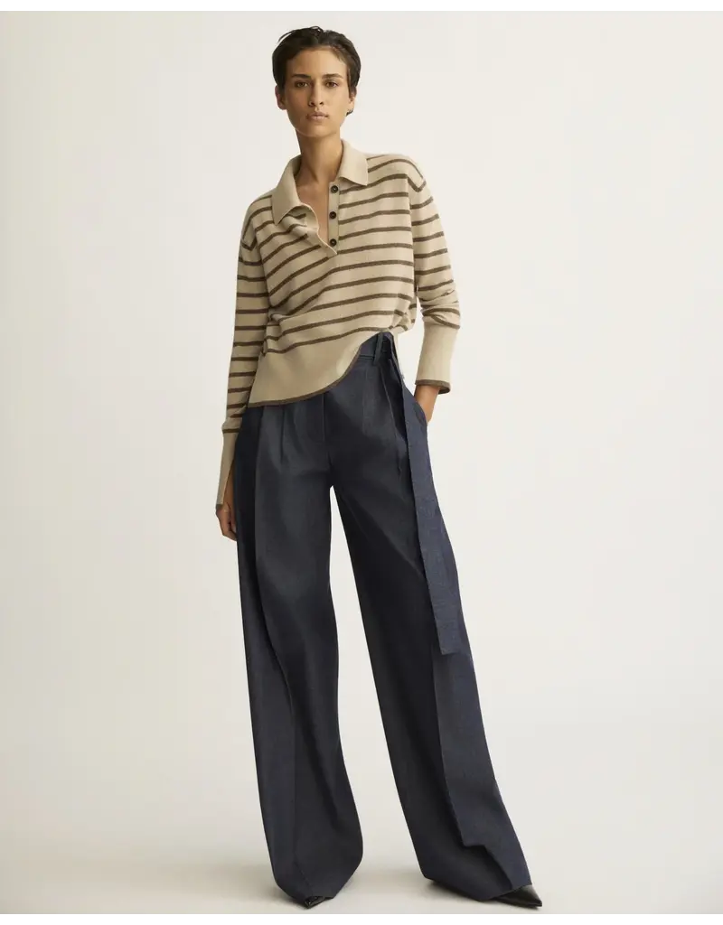 ARLO MOTT BROOME STRIPED POLO