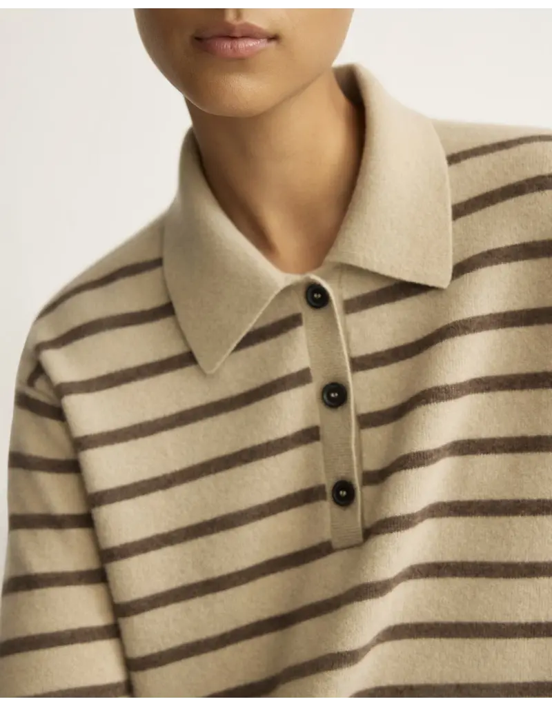 ARLO MOTT BROOME STRIPED POLO