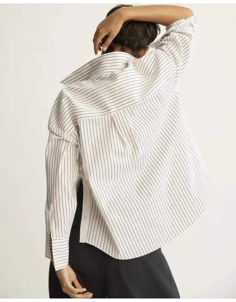 ARLO MOTT WATTS SRIPED SIDE BUTTON SHIRT