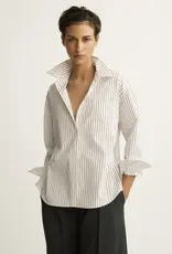 ARLO MOTT WATTS SRIPED SIDE BUTTON SHIRT