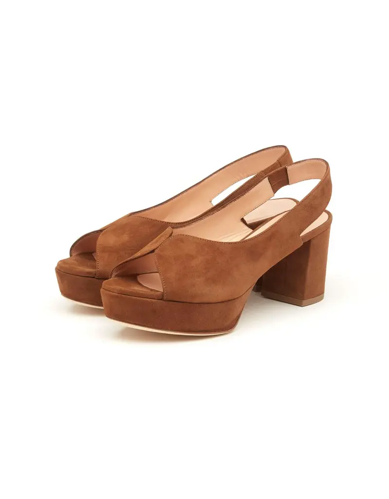 Rupert Sanderson Macaroni Suede Heel