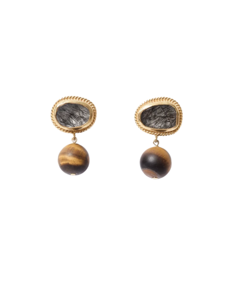 CHAN LUU HORIZON DROP EARRINGS