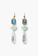 CHAN LUU LABYRINTH DUO EARRINGS