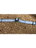 Say What? Cheaper Than Therapy Adjustable Dog Collar  fits 10"-16"