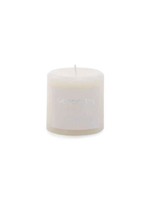 Serenity Living Real Wax White Candle 3"