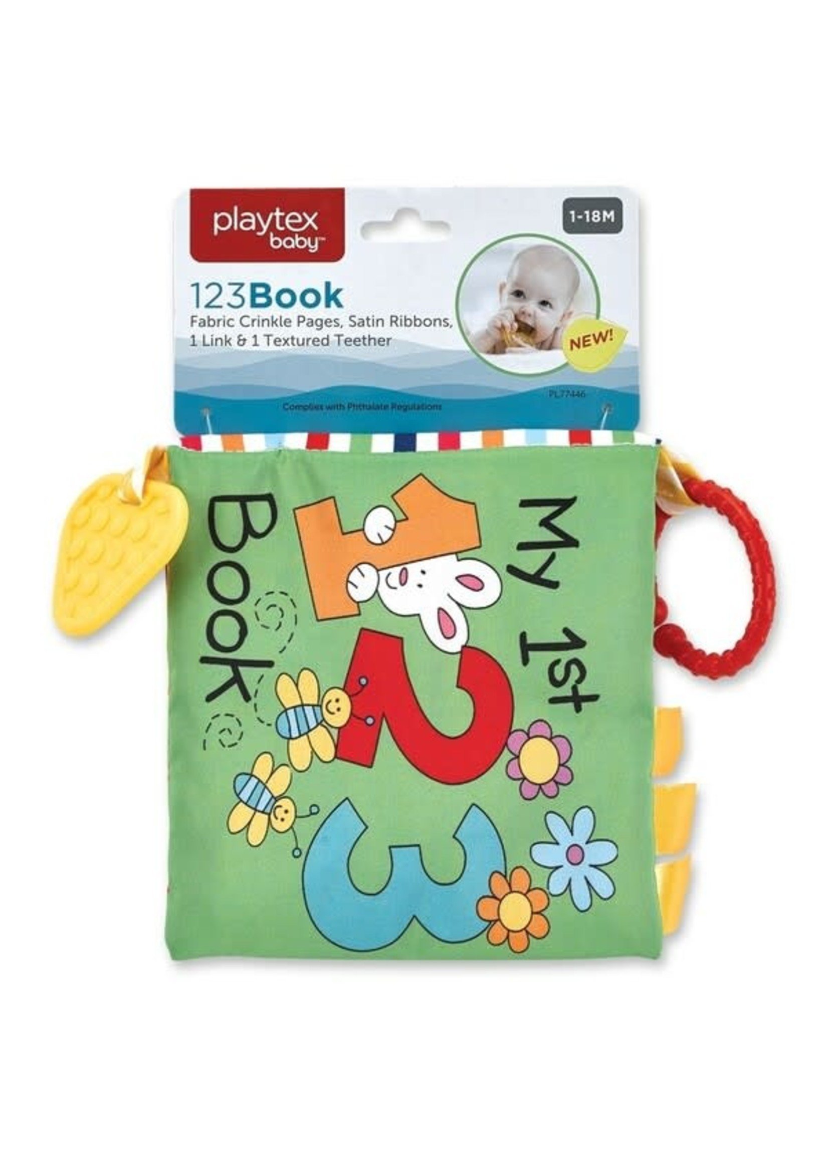 Playtex Baby's First Teething Book 123's