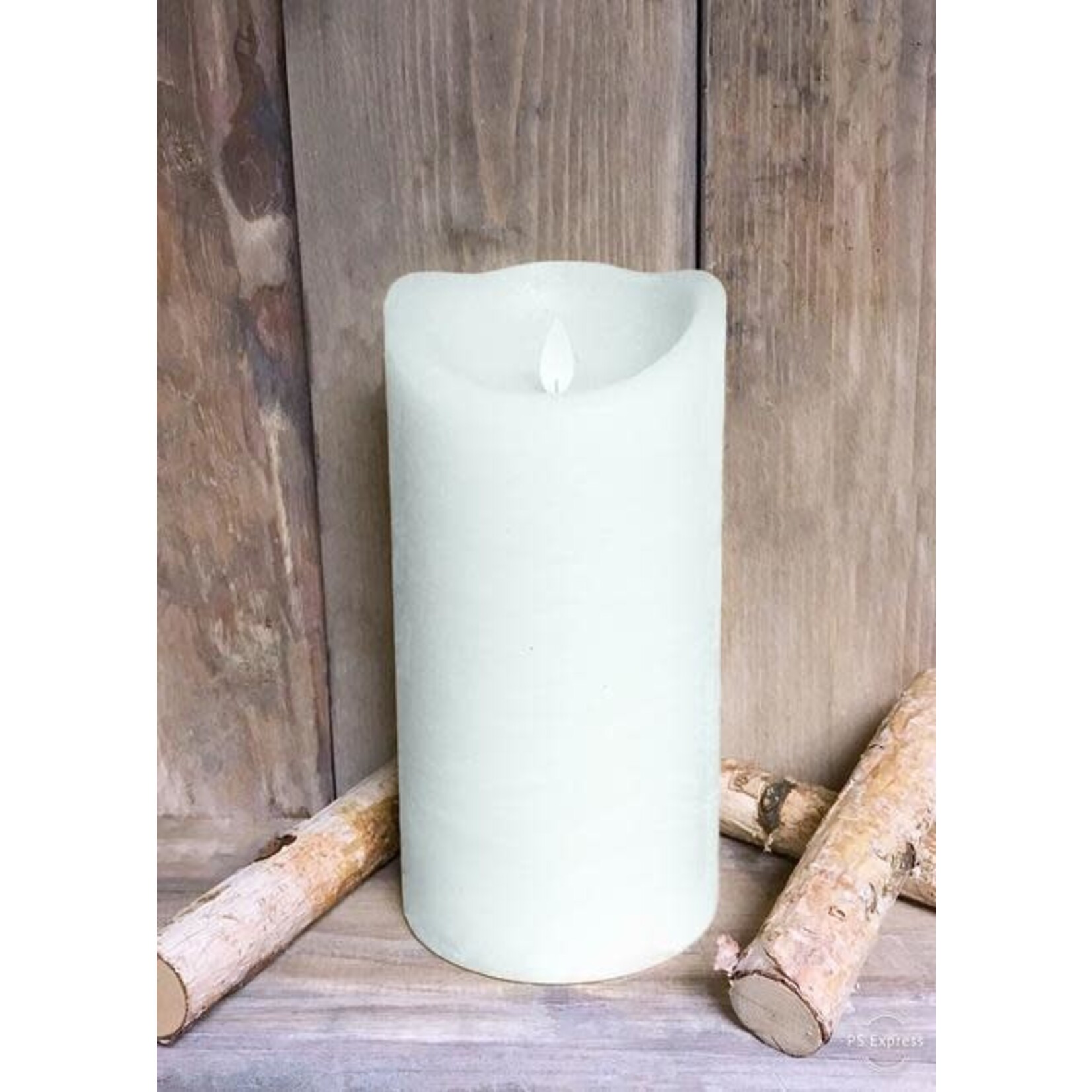 Tri W Imports LED Rustic White 4x8 Candle  1575W