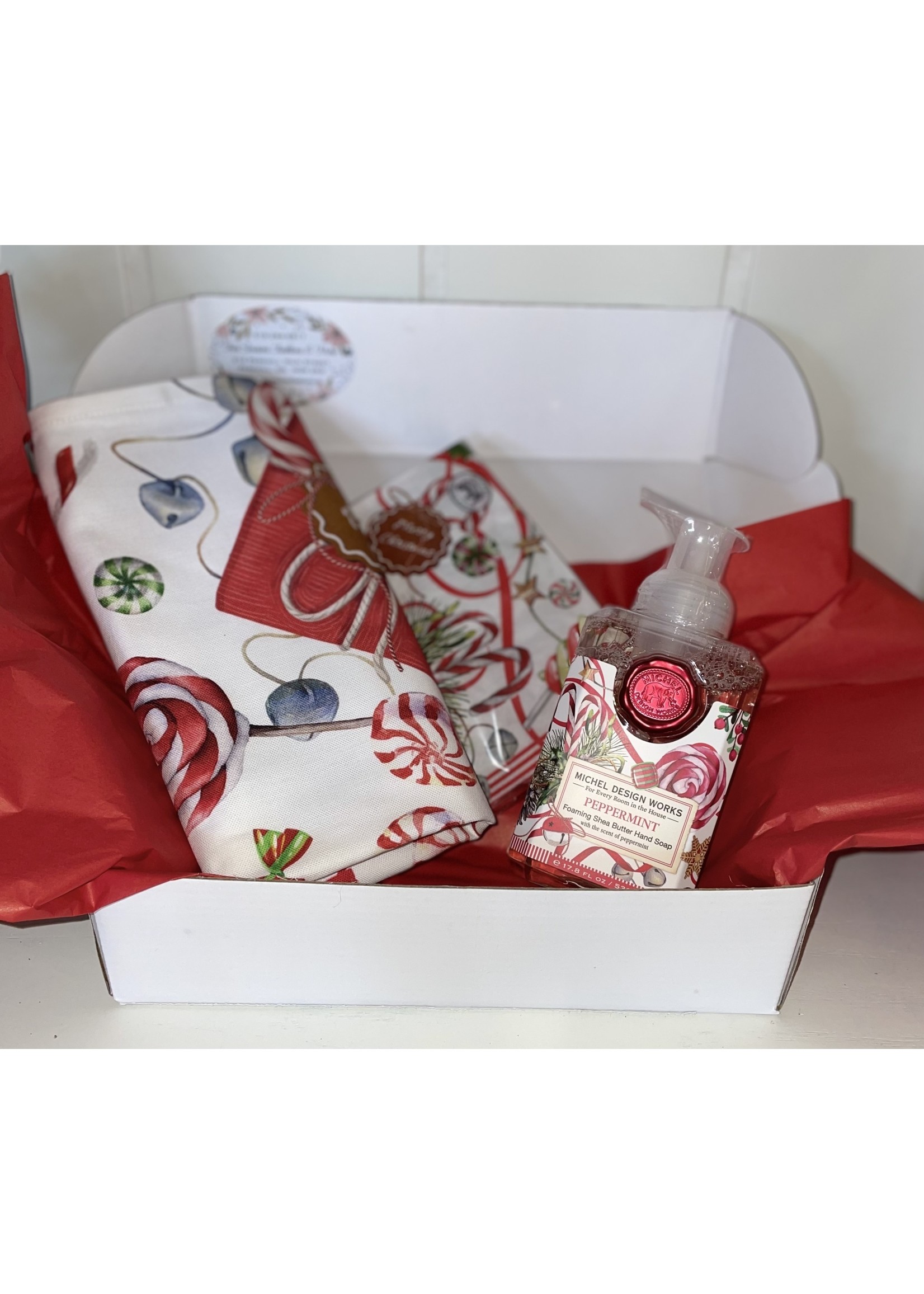 Michel Design Works Peppermint Holiday Gift Box