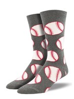 Socksmith Canada Inc Sockmith Canada - Graphic Cotton Crew - Out to the Ball Game (GRY)