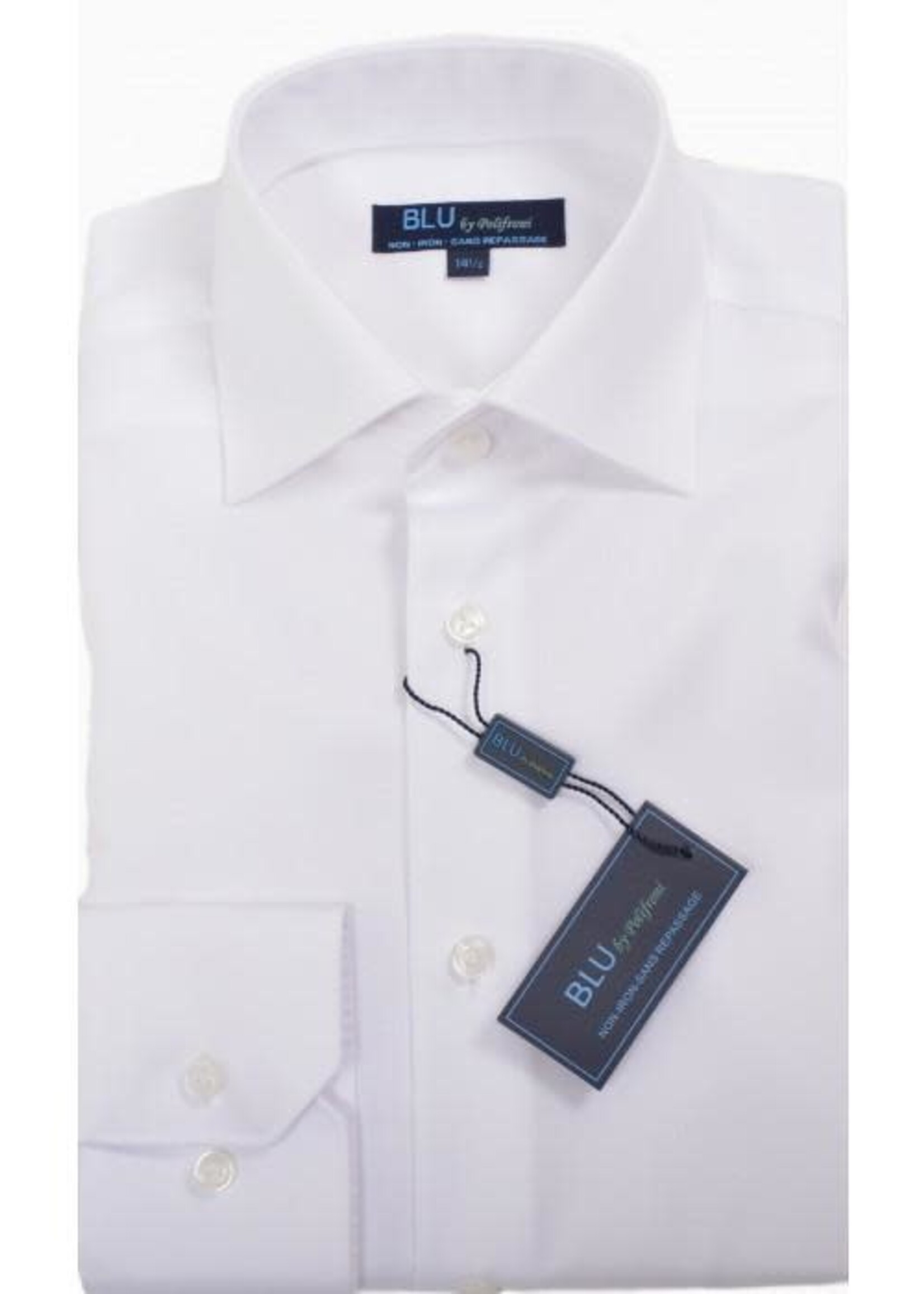 Polifroni Milano BLU by Polifroni Non-Iron Dress Shirt (Modern Fit)