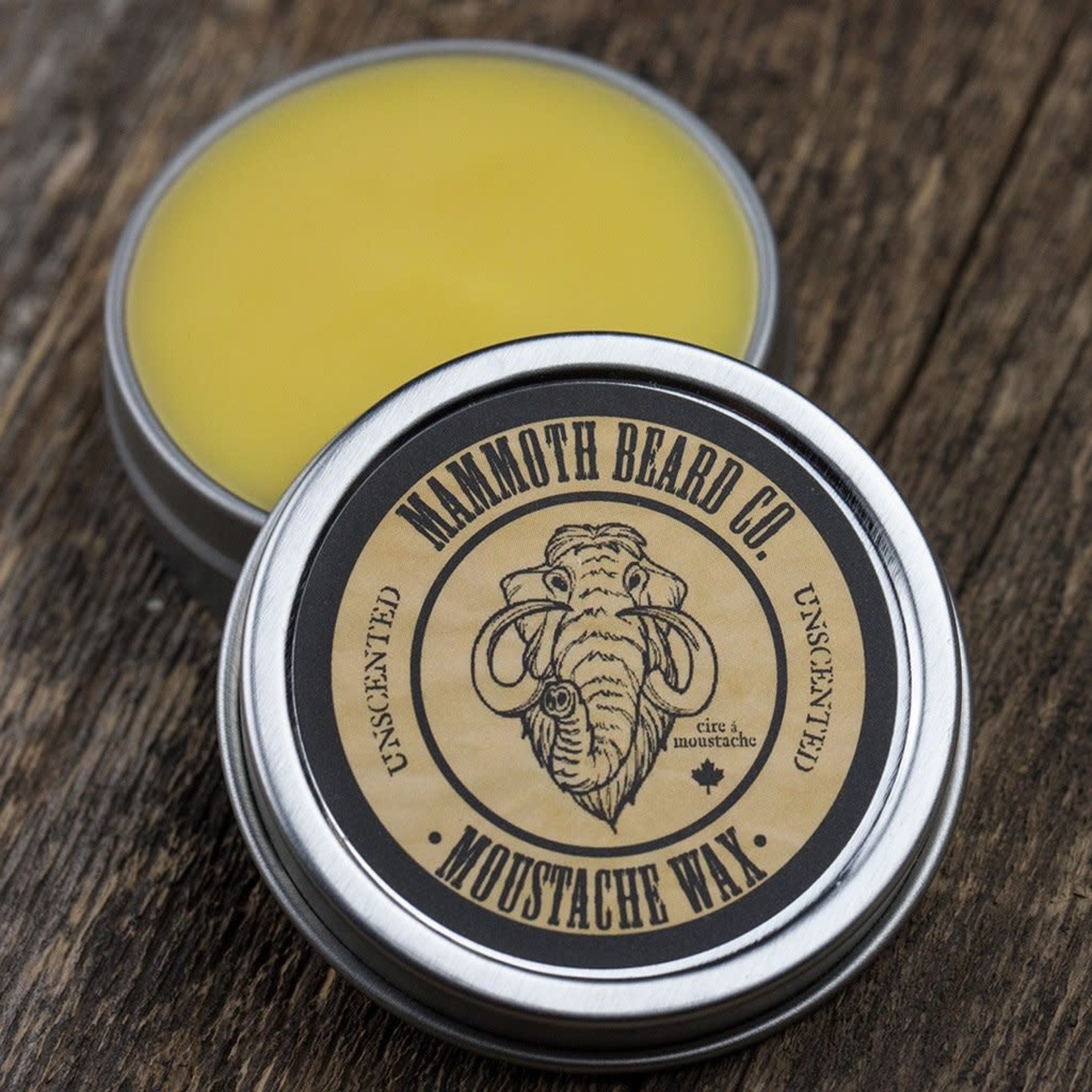 Mammoth Beard Co. Moustache Wax  (Unscented)