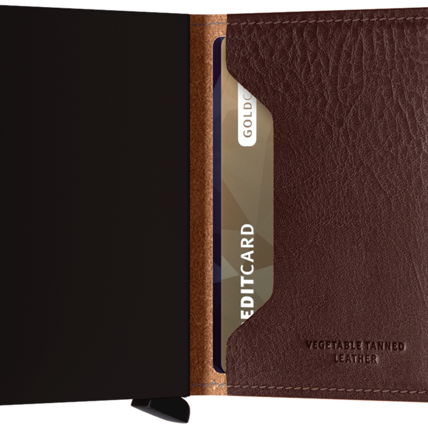 Secrid The "Slimwallet Veg"  in Espresso - Brown by Secrid